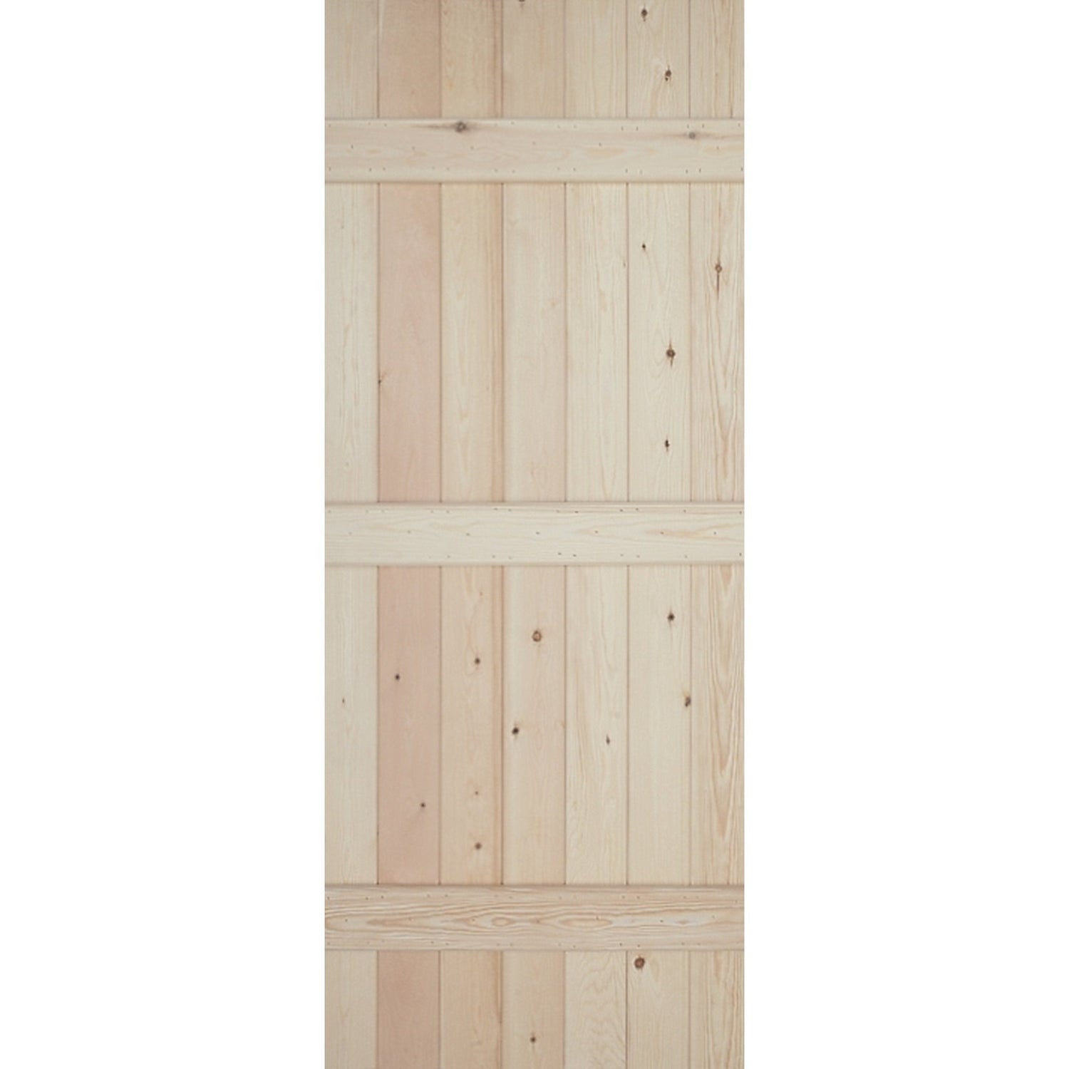 Solid Pine 3 Ledge V Groove Internal Door - Main Product Image