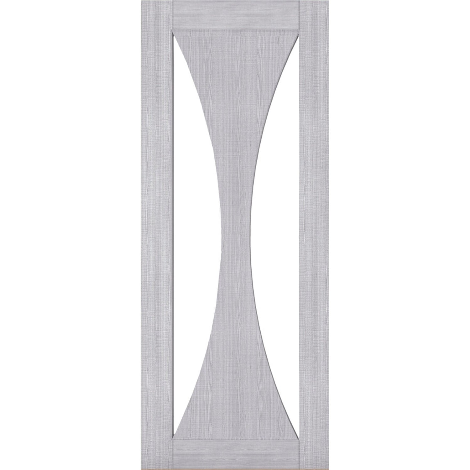 Sorrento Glazed Prefinished Light Grey Ash Door - Main Product Image