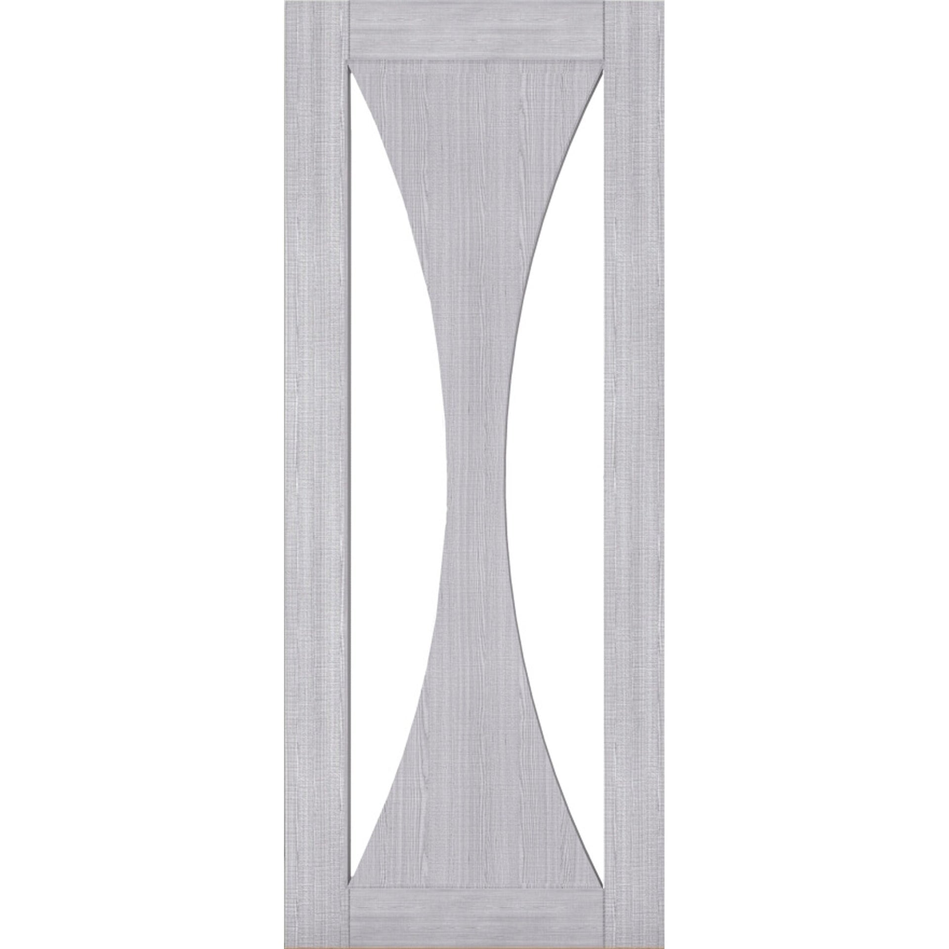 Sorrento Glazed Prefinished Light Grey Ash Door - Main Product Image