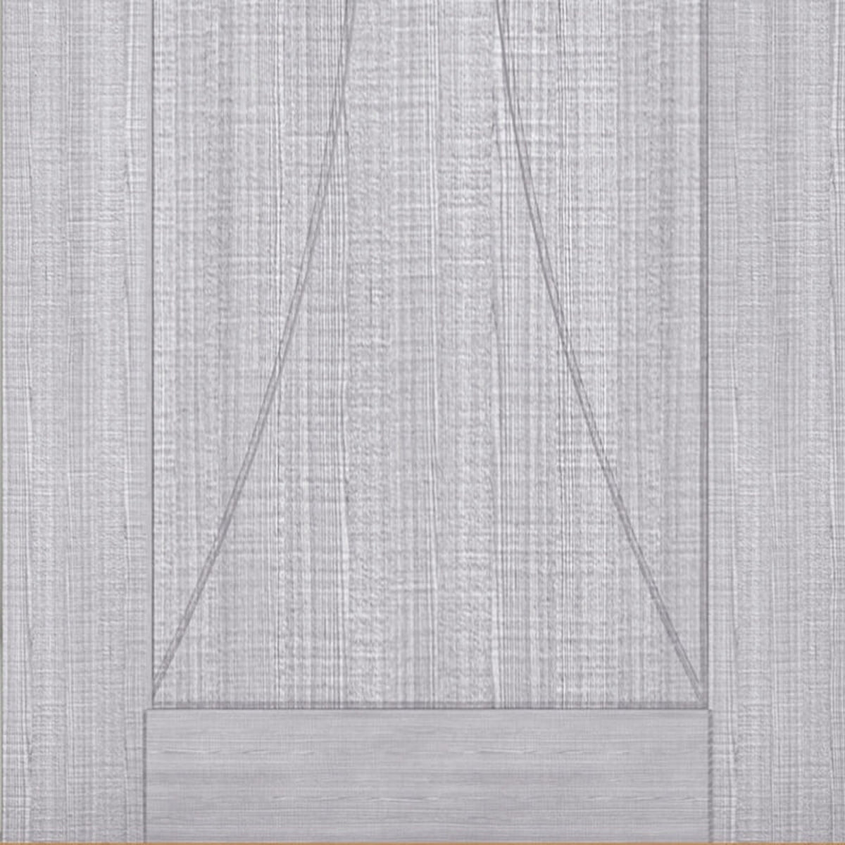 Sorrento Prefinished Light Grey Ash Door - Lifestyle Image 1