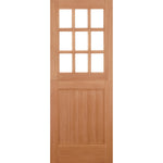 Stable Straight Top Unglazed 9L Hardwood External Door - Main Product Image