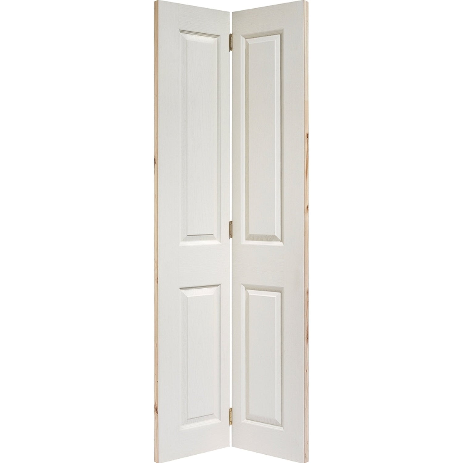 Textured 4 Panel White Bi-Fold Door - Main Product Image
