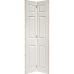 Textured 6 Panel White Bi-Fold Door - Main Product Image