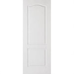 Product textured classical two-panel white moulded FD30 internal fire door