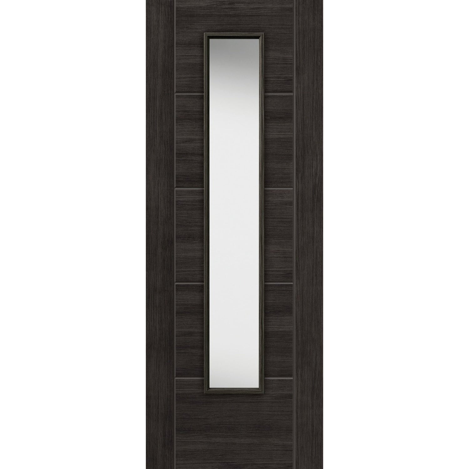 Tigris Cinza Glazed Dark Grey Laminate Internal Door - Main Product Image