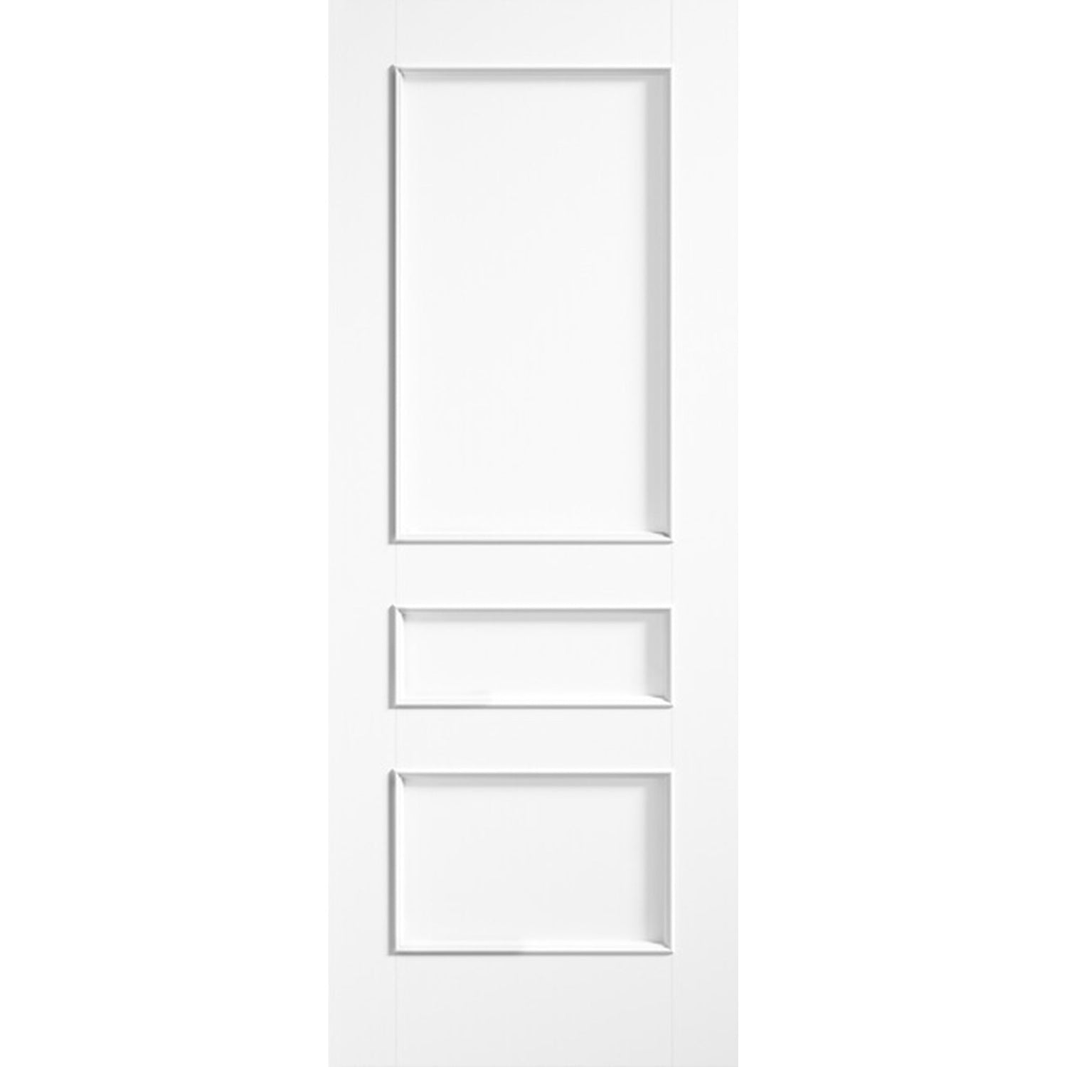 Toledo 3 Panel White Primed Internal Door - Main Product Image