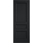 Toledo Black Prefinished 3 Panel Internal Door - Main Product Image