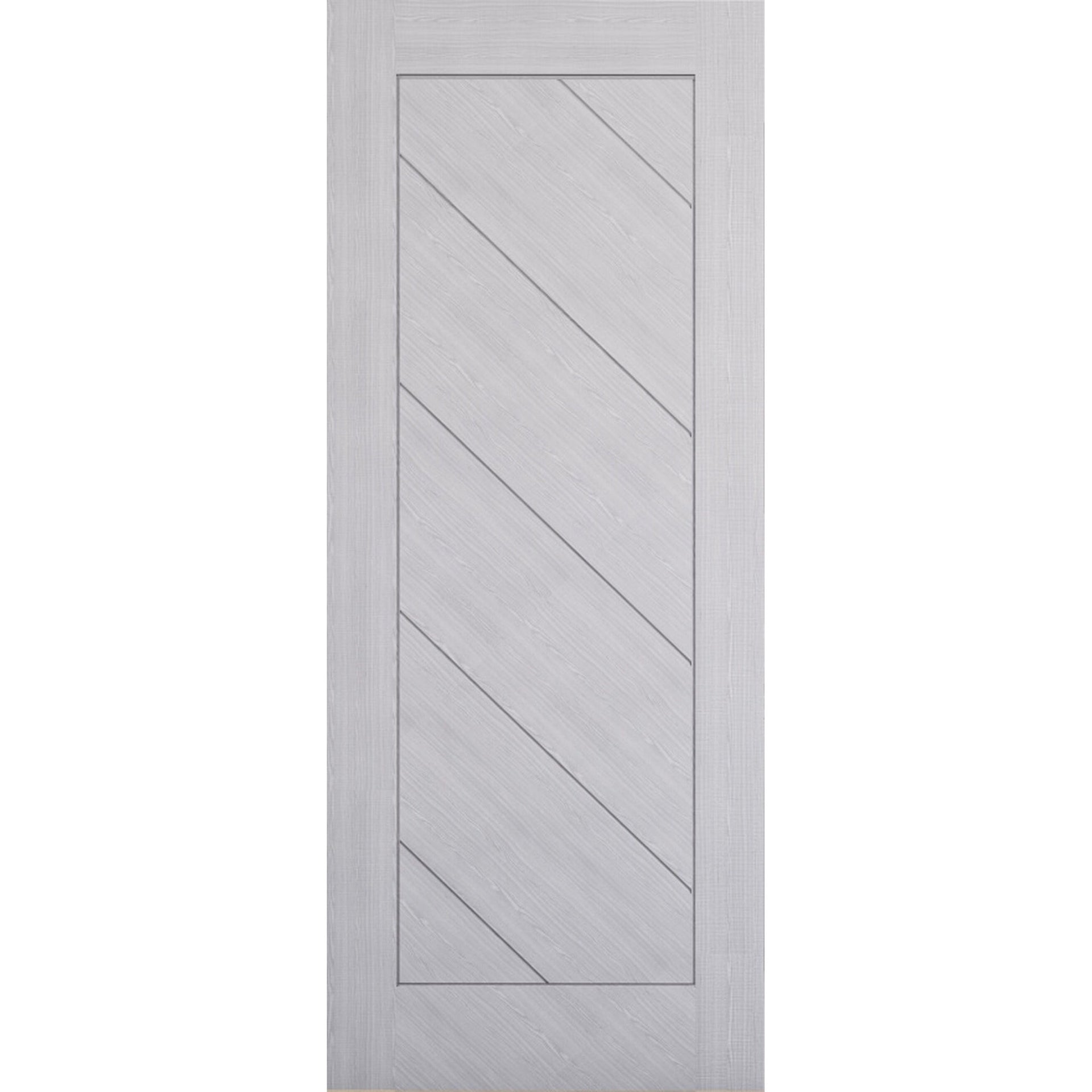 Torino Prefinished Light Grey Ash Door - Main Product Image