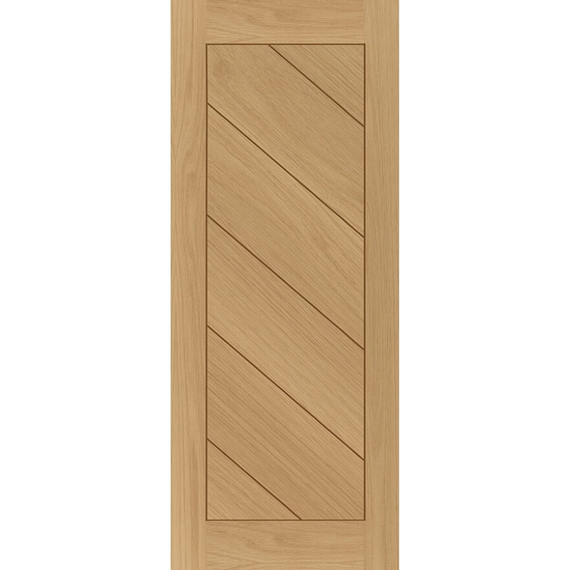 Torino Prefinished Oak Fire Door - Main Product Image