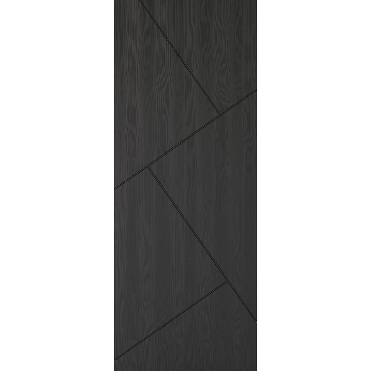 Tres Prefinished Charcoal Black Internal Door - Lifestyle Image 1