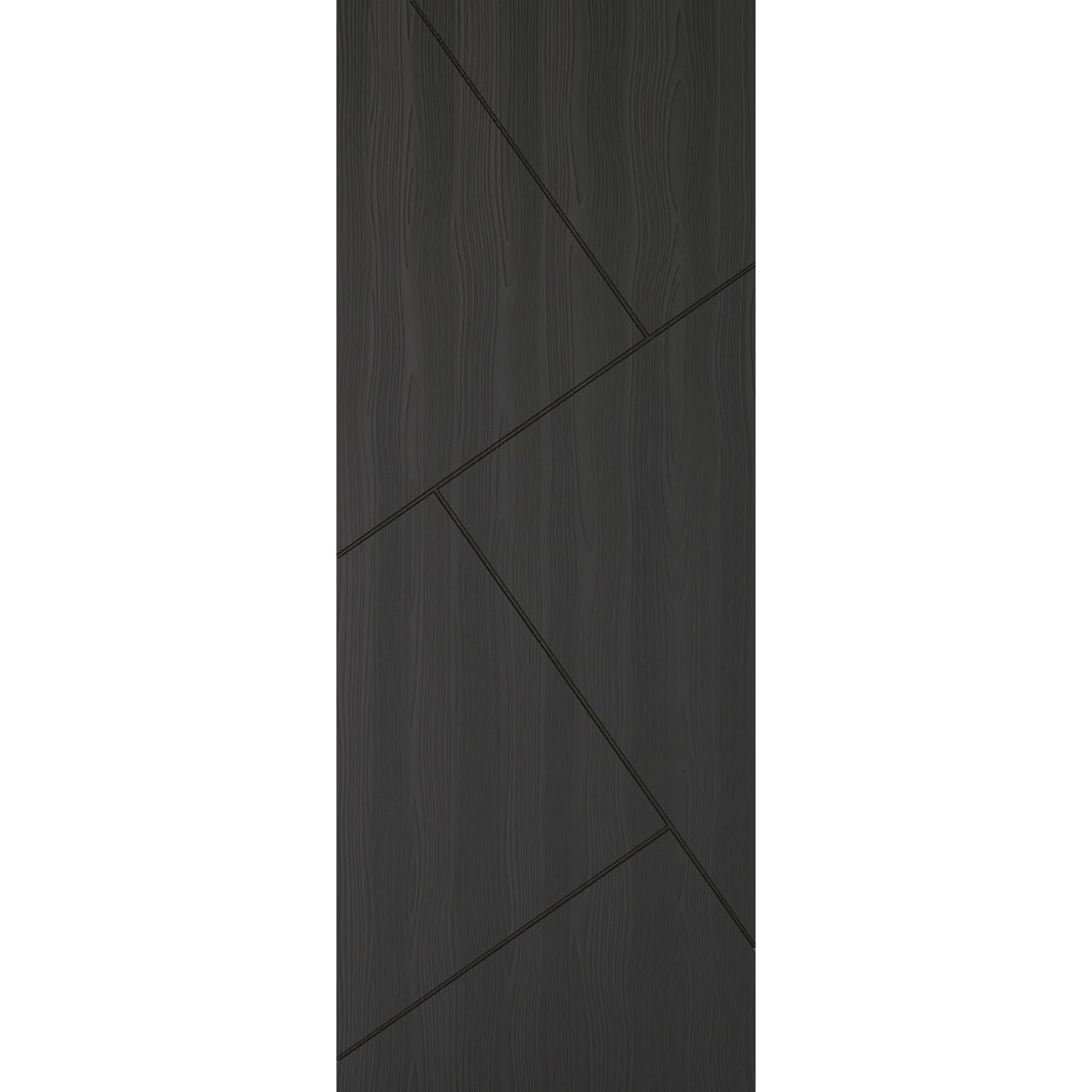 Tres Prefinished Charcoal Black Internal Door - Lifestyle Image 1