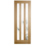 Utah Three Panel Glazed Oak Door - Main Product Image