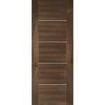 Product Valencia prefinished walnut door on white background