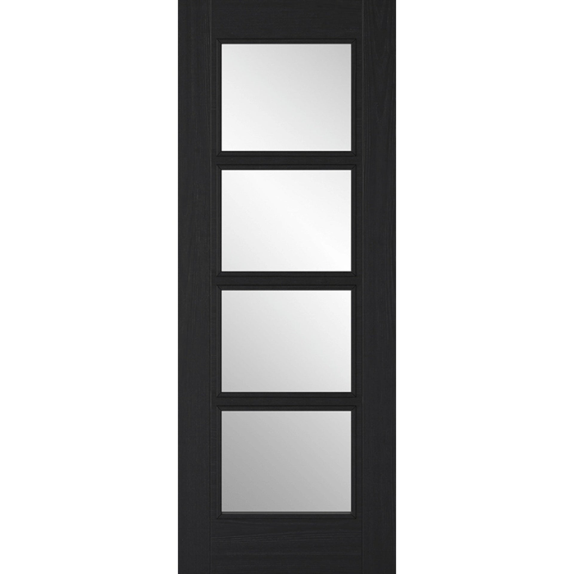 Vancouver 4L Pre-Finished Charcoal Black Fire Door - Main Product Image
