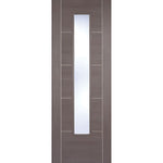 Vancouver Medium Grey Glazed Laminate Door - Main Product Image