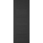 Vancouver Pre-Finished Charcoal Black Fire Door - Main Product Image