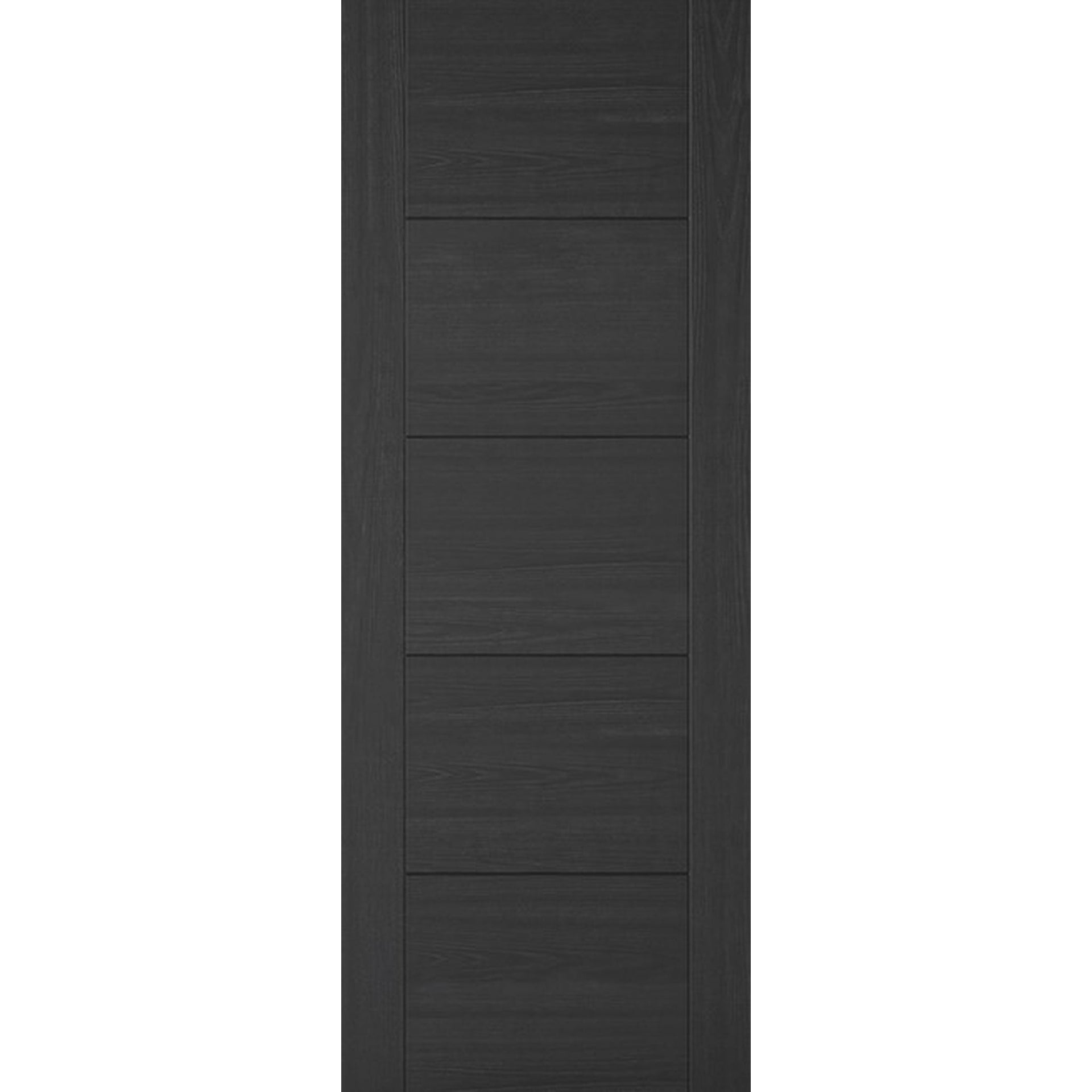 Vancouver Pre-Finished Charcoal Black Fire Door - Main Product Image