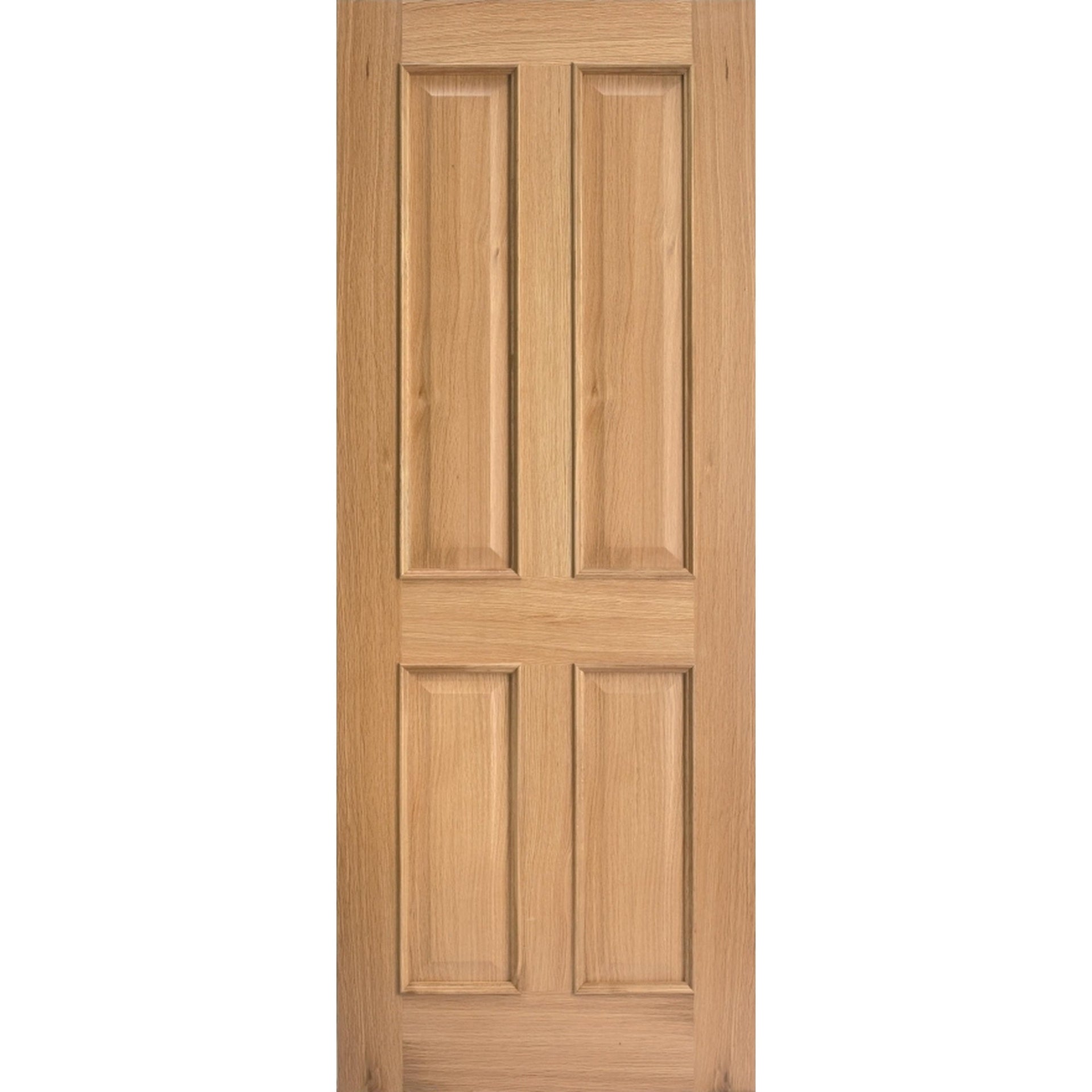 Victorian 4 Panel Raised Mouldings Oak Door - Main Product Image