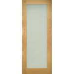 Walden Obscure Glazed Panel Oak Door - Main Product Image