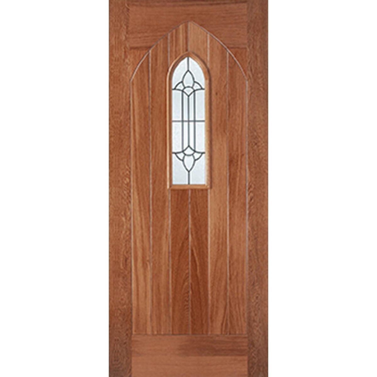 Westminster Leaded Glazed 1L Hardwood External Door - Main Product Image