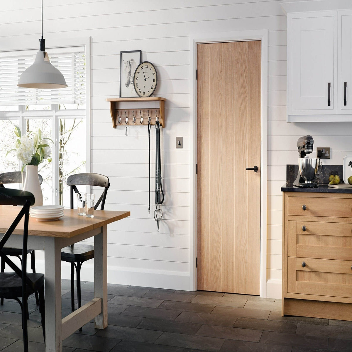 Wexford Internal Oak Fire Door - Lifestyle Image 1