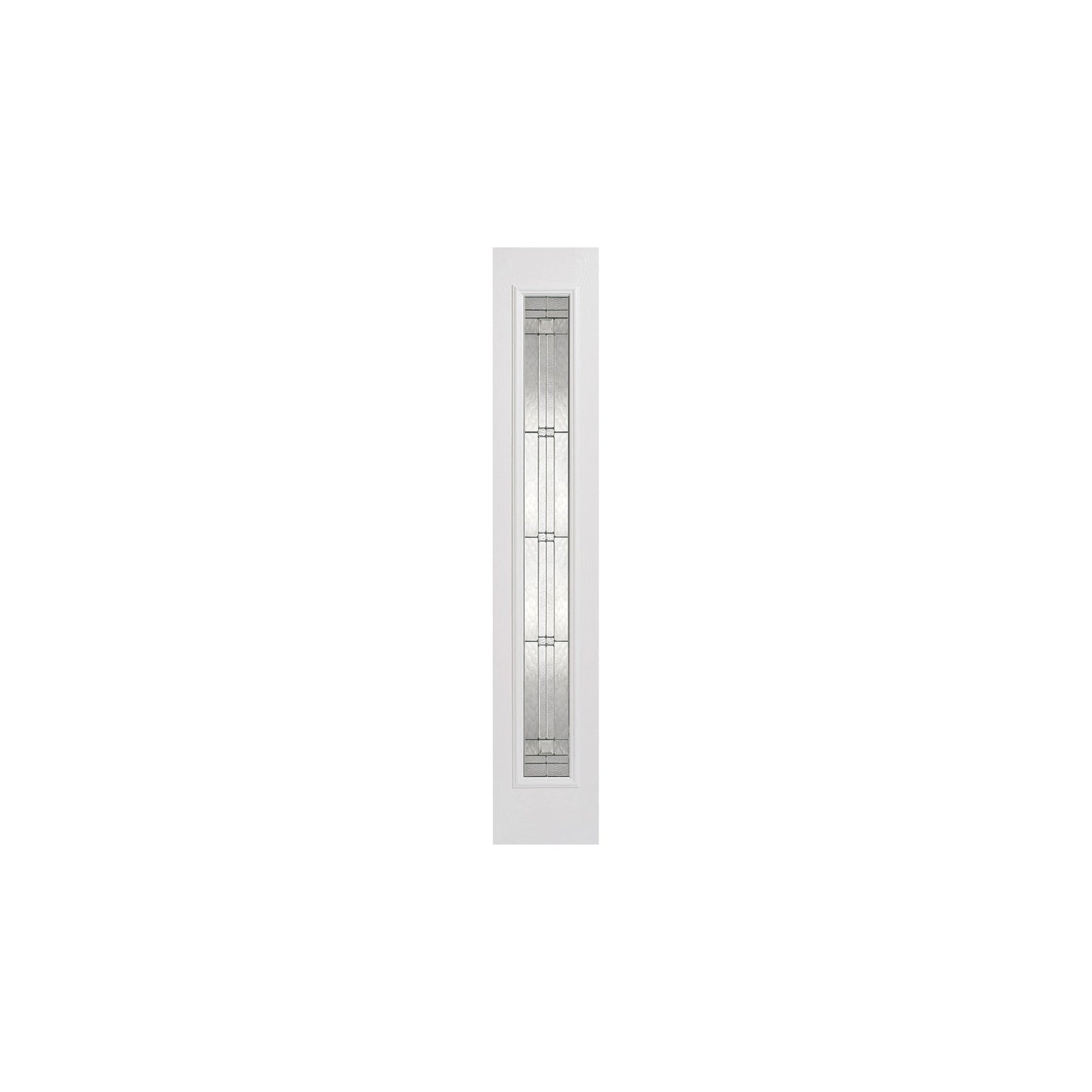 White GRP Elegant Sidelight - Main Product Image