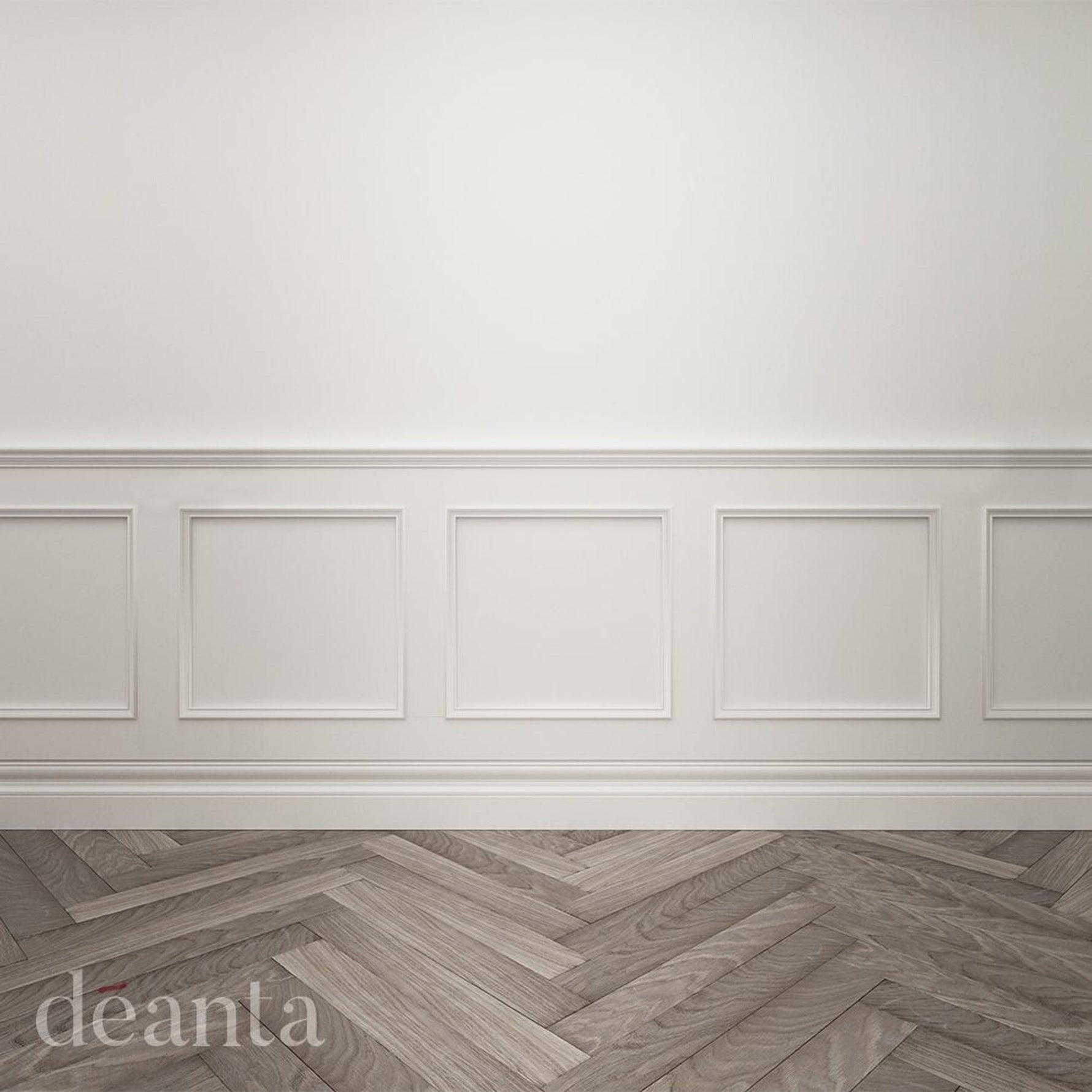 White Primed Balmoral Wall Panelling - Main Product Image