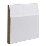 White Primed Half Splayed Skirting Boards Pack Of 4 - Main Product Image