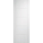 White Primed Linear Internal Door - Main Product Image