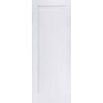 White Primed Pattern 10 Solid FD30 Internal Fire Door - Main Product Image