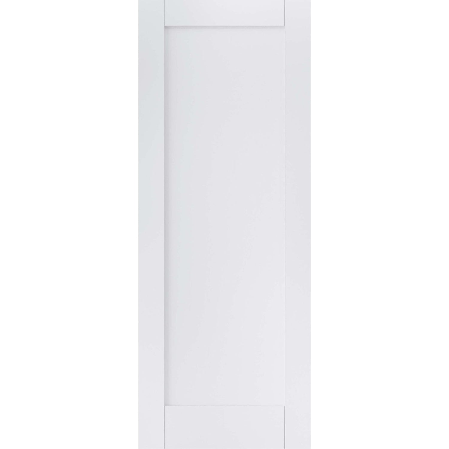 White Primed Pattern 10 Solid Internal Door - Main Product Image