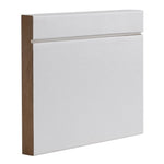 White Primed Shaker Skirting Boards Pack Of 4 - Main Product Image