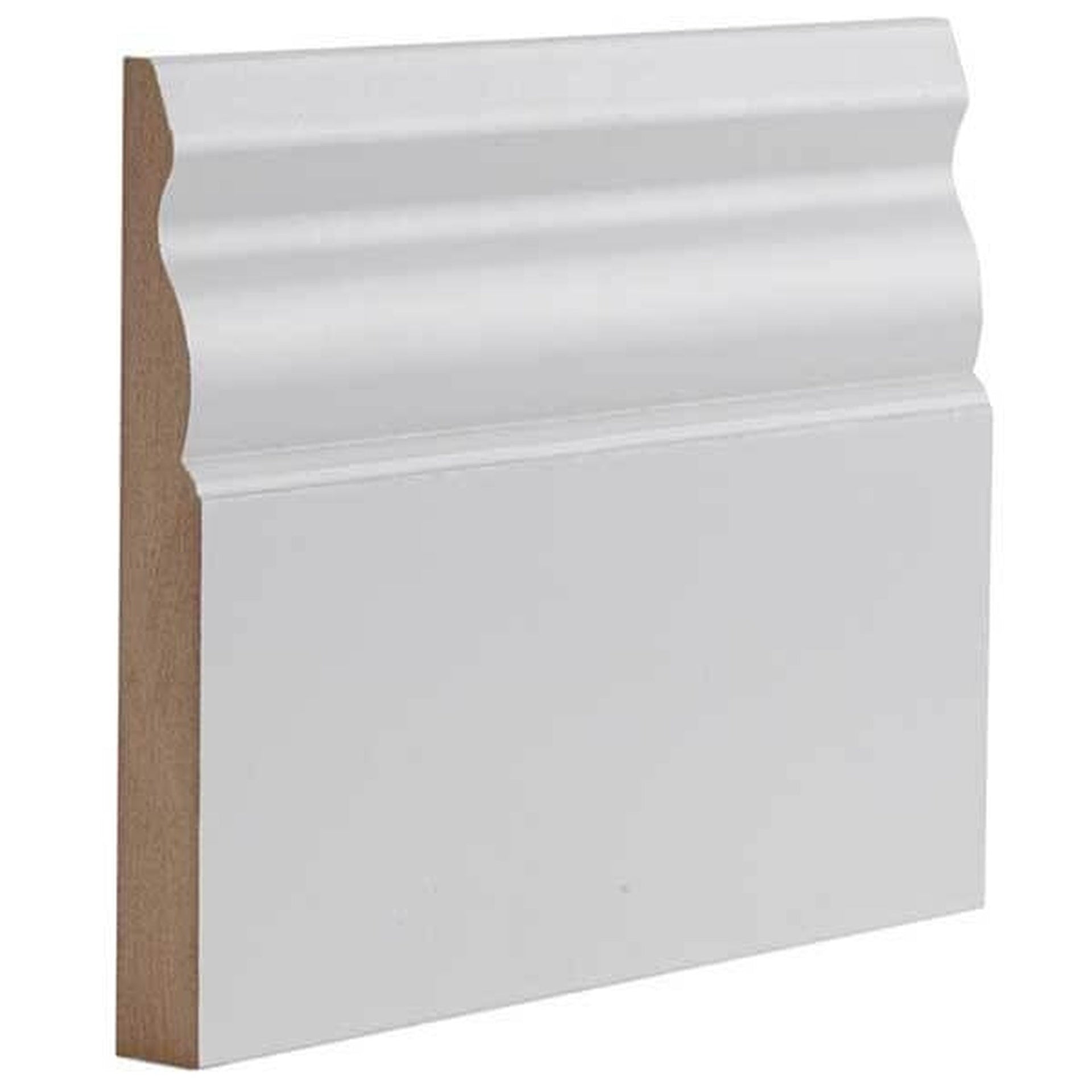 White Primed Ulysses Skirting Boards Pack Of 4 - Main Product Image