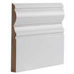White Primed Victoriana Skirting Boards Pack Of 4 - Main Product Image