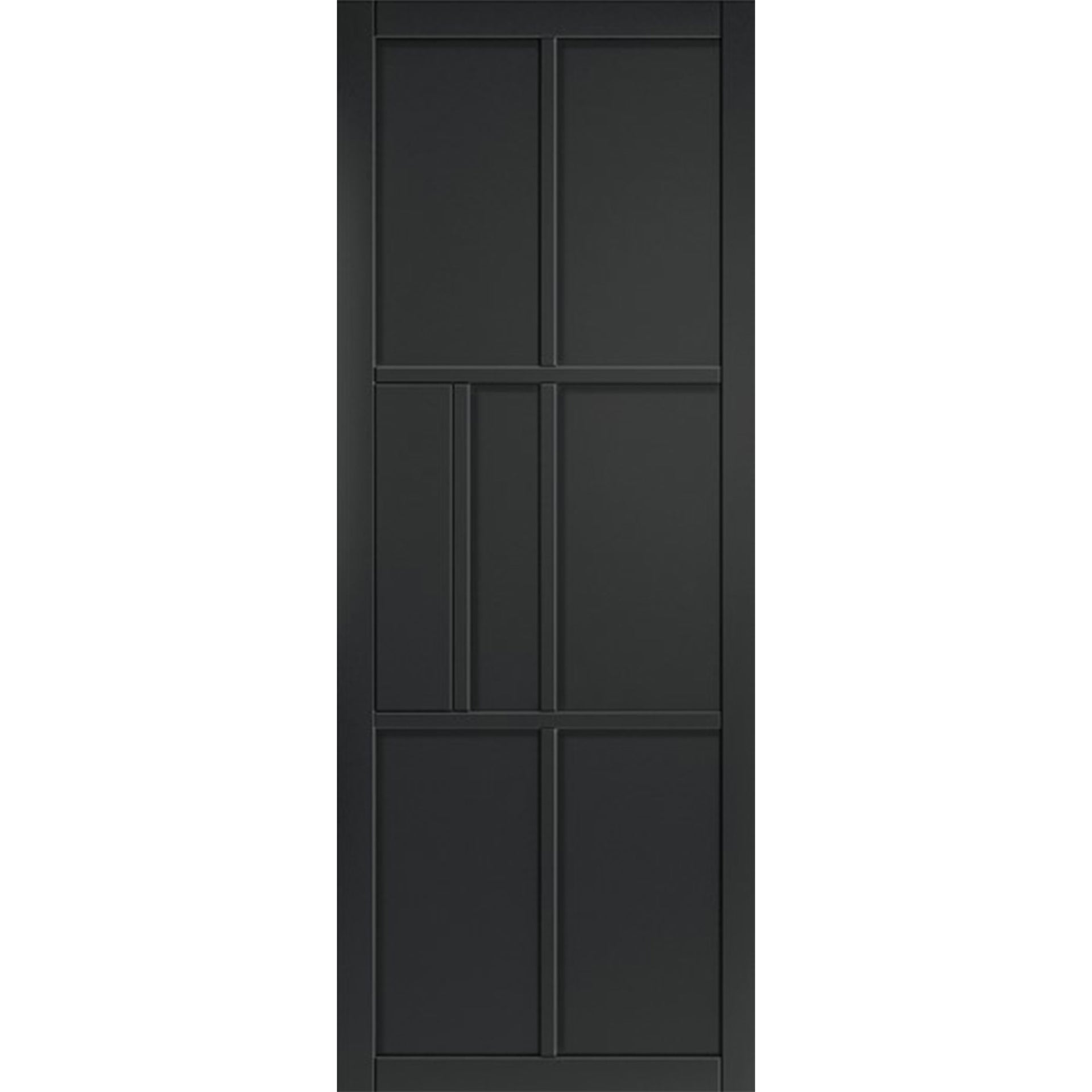 Civic Black Prefinished Internal Door