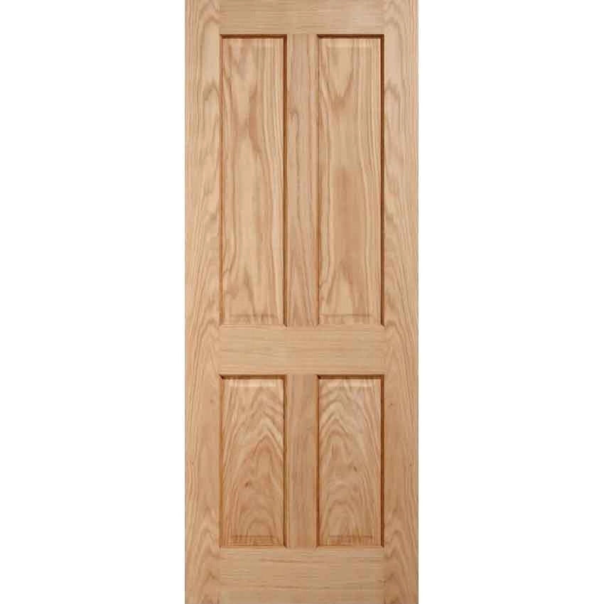 Victorian 4 Panel Oak Fire Door