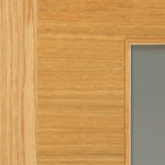 Buy Ostria Prefinished Oak Clear Glazed Internal Door online UK