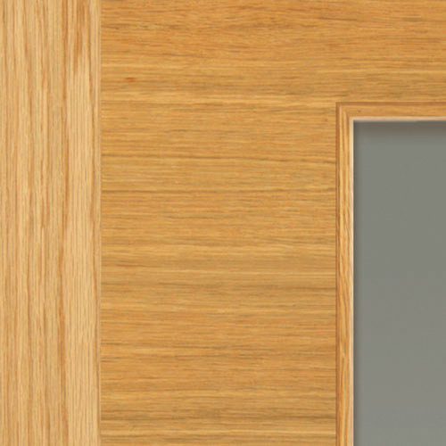 Buy Ostria Prefinished Oak Clear Glazed Internal Door online UK