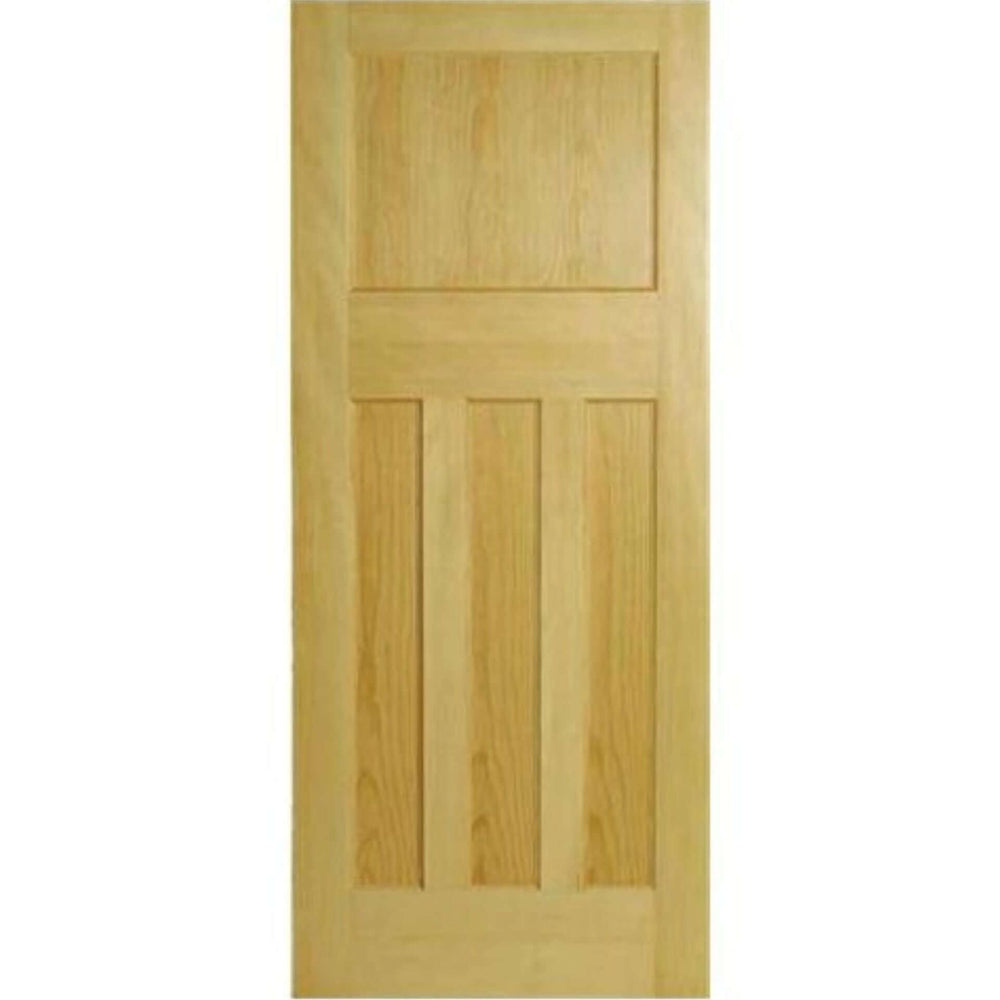 Lifestyle 1930s internal engineered pine door installed in a room