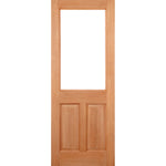 2XG Clear Glazed Hardwood External Door - Main Product Image