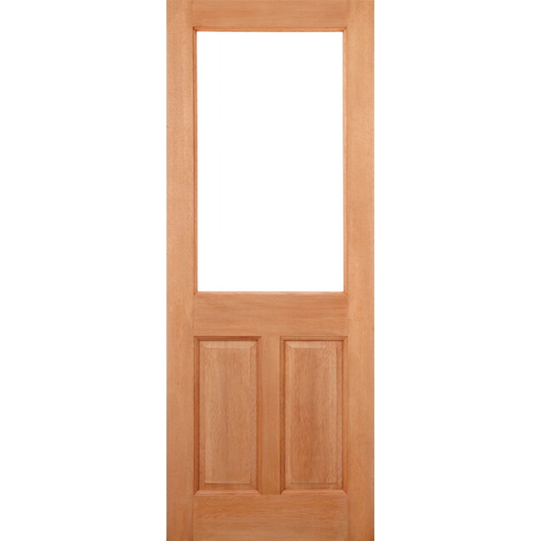 2XG Clear Glazed Hardwood External Door - Main Product Image