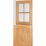 Adoorable Oak 4 Panel Doors - Glazed Cottage Stable Veneer Door - Lifestyle Image 1