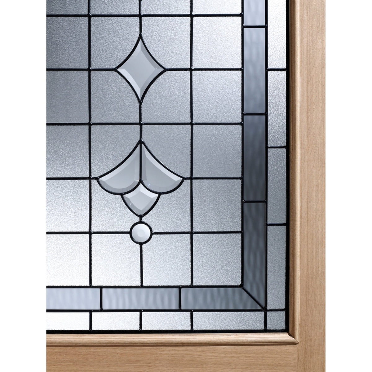 Adoorable Oak Winchester Glazed External Oak Veneer Doors - Lifestyle Image 1