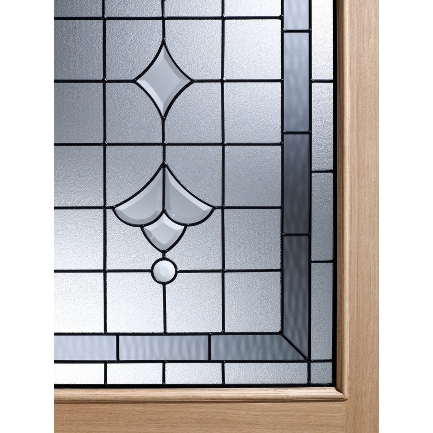 Adoorable Oak Winchester Glazed External Oak Veneer Doors - Lifestyle Image 1