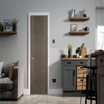 Alcaraz Prefinished Chocolate Grey Internal Door - Lifestyle Image 1