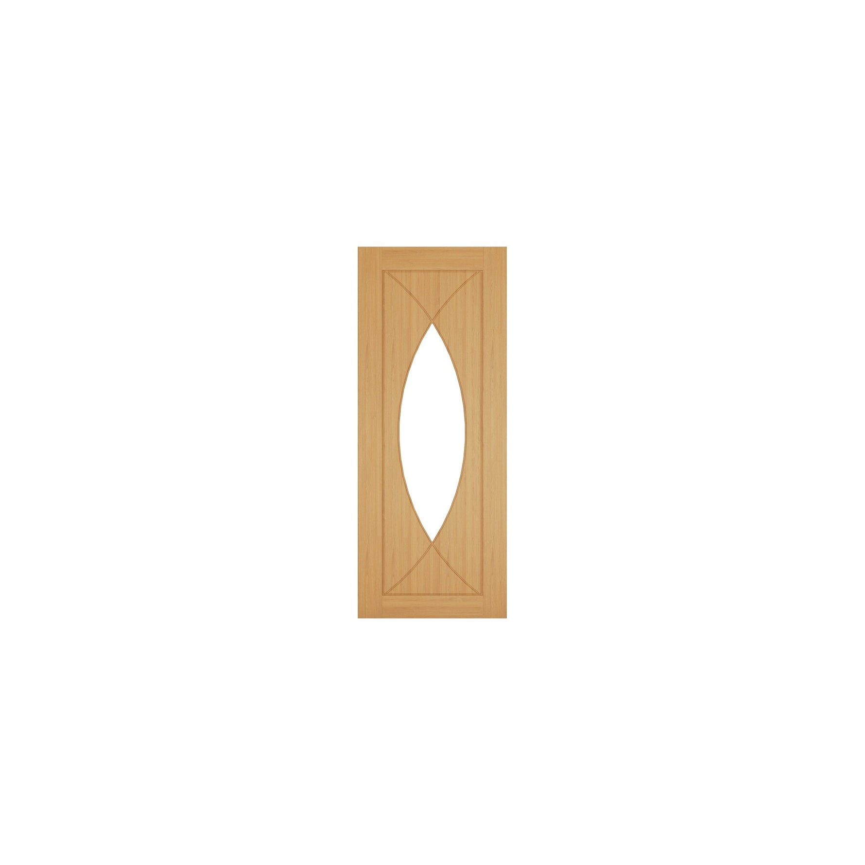 Amalfi Prefinished Oak Glazed Door - Main Product Image