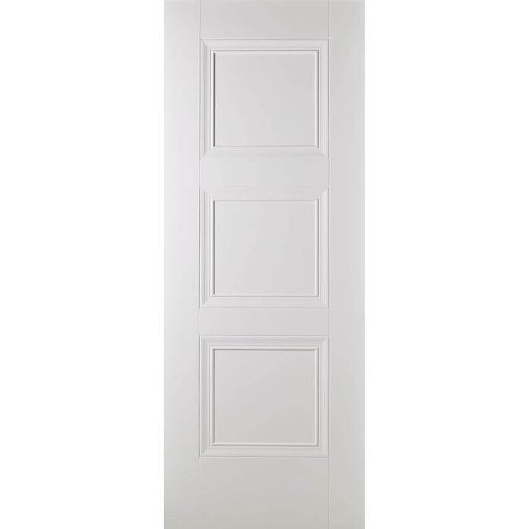Amsterdam White Primed 3 Panel Internal Door - Main Product Image