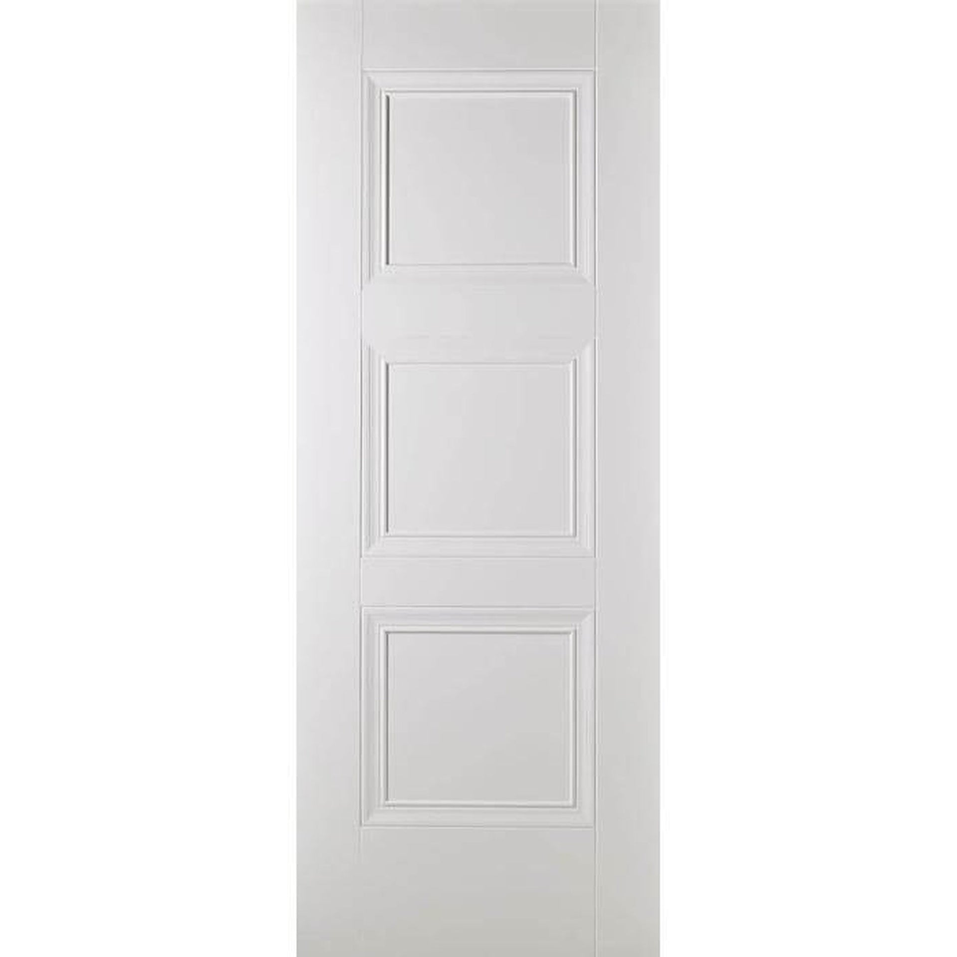 Amsterdam White Primed 3 Panel Internal Door - Main Product Image