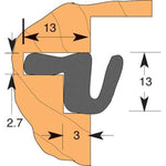 Aquamac 21 Door Seal - Main Product Image