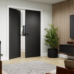 Aria Black Laminated Internal Door - Lifestyle Image 2